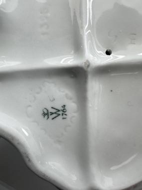 Балерина с зеркалом. Статуэтка. Фарфор